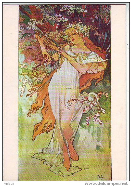 FANTAISIES. ILLUSTRATEURS . MUCHA . M8 . REPRODUCTION Par FRANCOIS NUGERON - Mucha, Alphonse