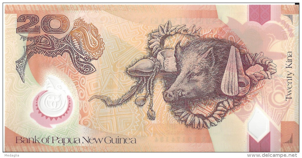 NOUVELLE GUINEE - 20 Kina Polymer Anniversaire 2010 UNC - Papua-Neuguinea