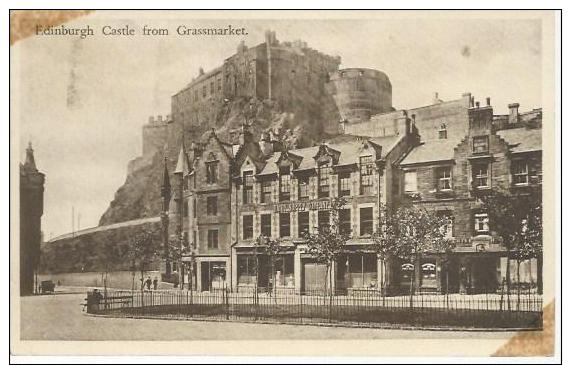 22441) UK GB Scotland Edinburgh Castle From Grassmarket - Midlothian/ Edinburgh