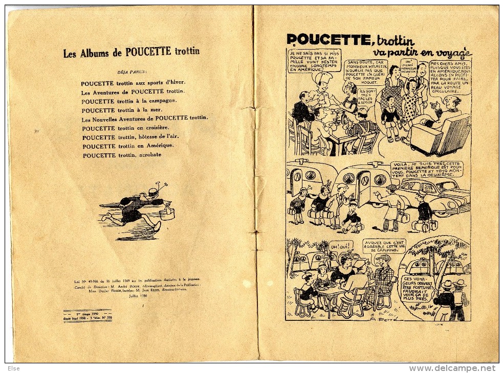 POUCETTE TROTTIN ACROBATE  -  A PERRE 1950 - Altri & Non Classificati