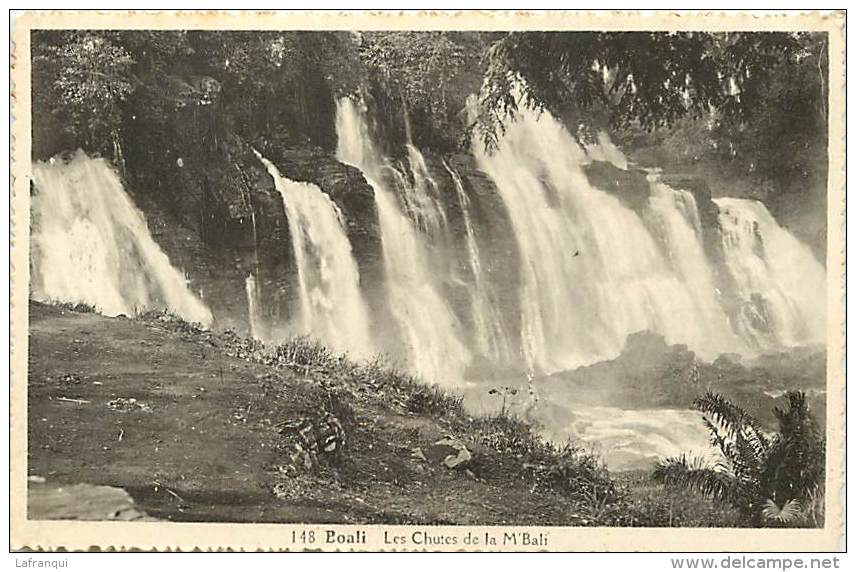 Pays Divers- Afrique -ref D778- Boali - Les Chutes De La M Bali  -editeur Artiaga -bangui - Carte Bon Etat  - - Centrafricaine (République)