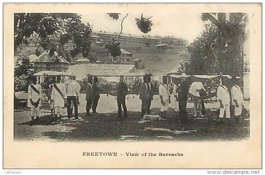 Pays Divers- Afrique -ref D777- Freetown - View Of The Barracks  - Carte Bon Etat  - - Sierra Leone