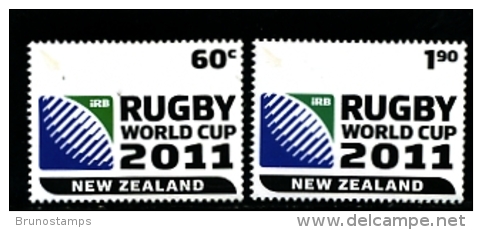 NEW ZEALAND - 2010  RUGBY  WORLD  CUP  SET  MINT NH - Nuovi