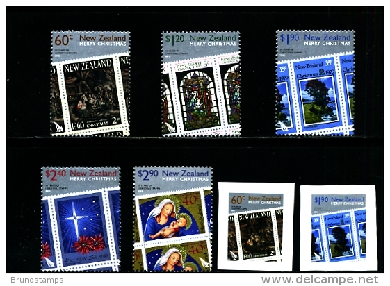 NEW ZEALAND - 2010  CHRISTMAS  SET  MINT NH - Neufs