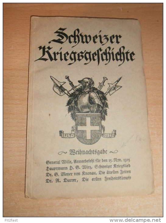 Schweizer Kriegsgeschichte , Weihnachtsausgabe , Sehr Selten , 104 S. , Armee !!! - Police & Military