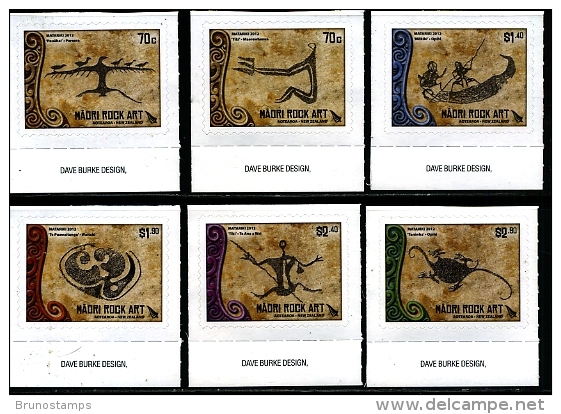 NEW ZEALAND - 2012   MAORI ROCK ART  SET  MINT NH - Ungebraucht