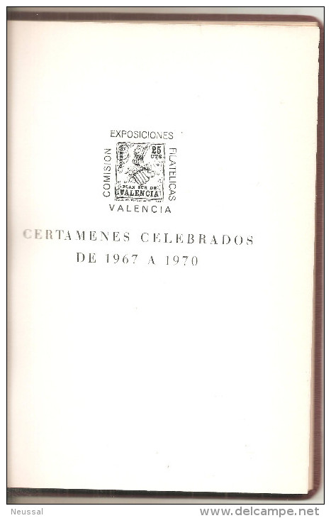 Librito Con Los Certamenes De Valencia Celebrados Entre 1967 A 1970 - Otros & Sin Clasificación