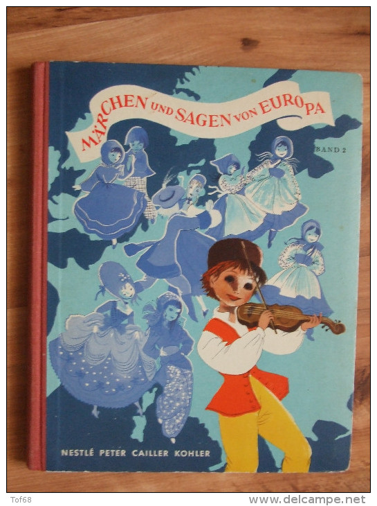 Album Chromos Complet Märchen Und Sagen Von Europa NPCK Nestlé Kohler 1952 Sammelbilder Album Komplett - Sammelbilderalben & Katalogue