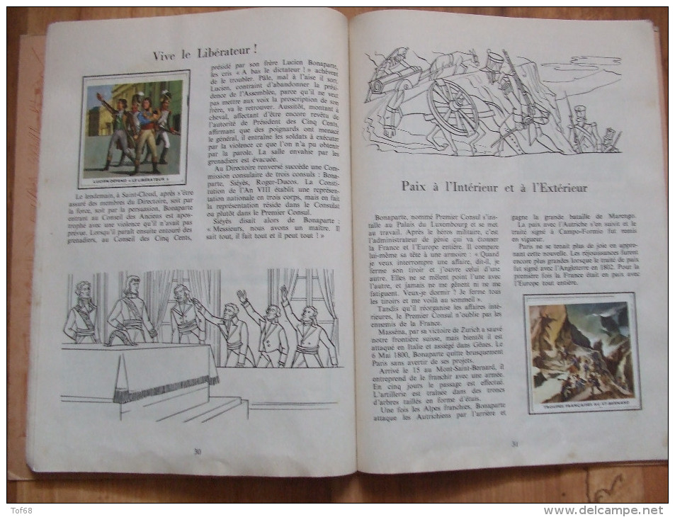 Album Chromos Complet L'encyclopédie Par Le Timbre Napoleon N°2 Livre D'or édition Cocorico - Sammelbilderalben & Katalogue