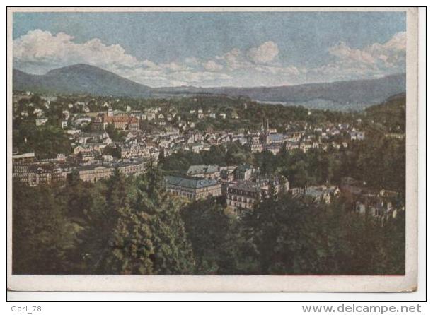 CP BADEN-BADEN Vue Générale, Carte Envoyée En 1947 - Baden-Baden