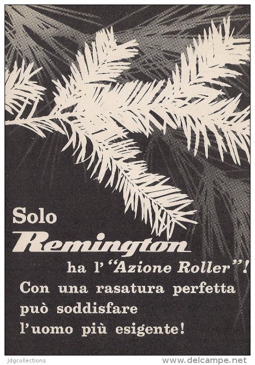 # ELECTRIC SHAVER REMINGTON 1950s Advert Pubblicità Publicitè Reklame Razor Rasoio Rasoir Rasuradora - Hojas De Afeitar