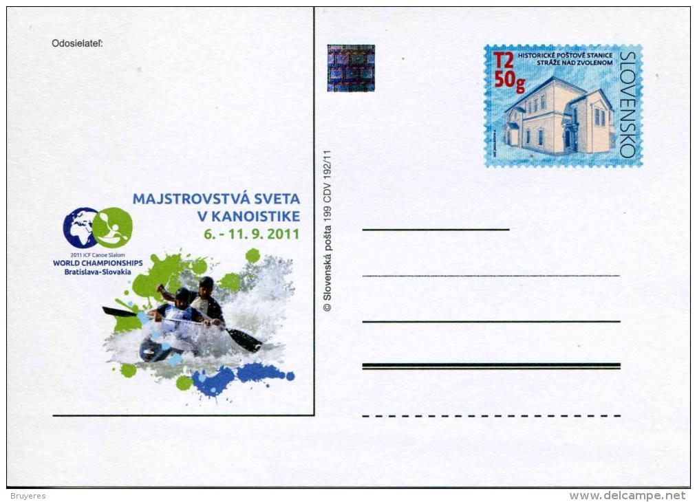 Entier Postal De 2011 Sur Carte Postale Illustrée - Postkaarten