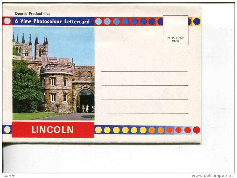 (Folder 60)  Postcard Folder - Lincoln - Lincoln