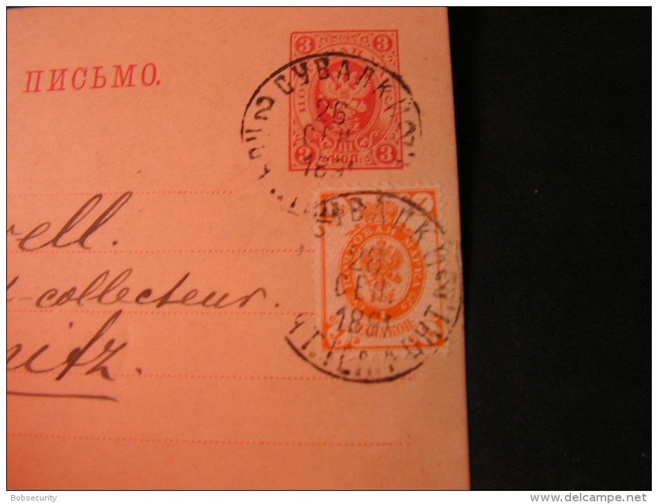 == Russland   Karte 1891 - Stamped Stationery