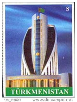 Turkmenistan 2008 Architecture 1v IMPERFORATED MNH - Turkmenistan