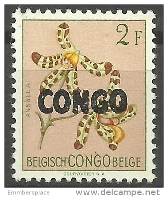 Congo - 1960 Flowers "CONGO" Overprint 2f MNH **   Sc 331 - Neufs