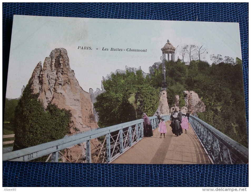 ""  CPA  PARIS  //  BUTTES  CHAUMONT  "" - Arrondissement: 19