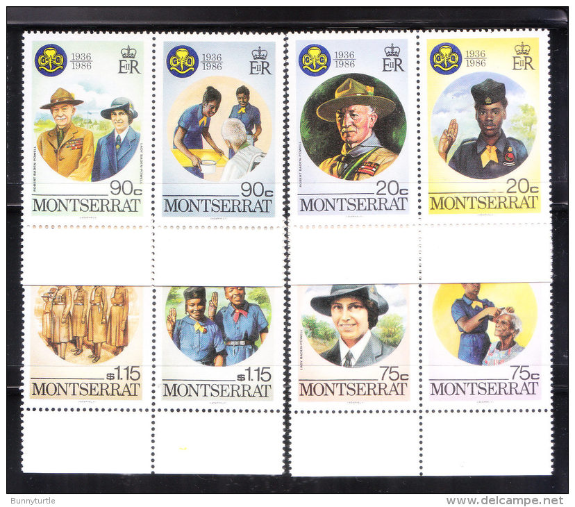 Montserrat 1986 Girl Guides MNH - Montserrat
