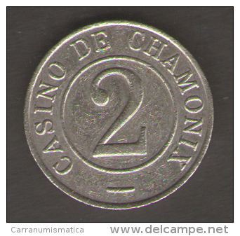 CASINO TOKEN CASINO DE CHAMONIX 2 - Casino