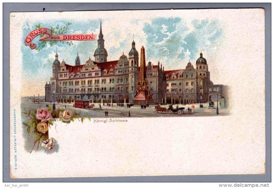 AK DE Sa DRESDEN Ungebraucht Litho J.Miesler #712 - Dresden