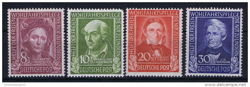 Deutschland Bund 1949 Mi Nr 117 - 120 MNH/** - Ungebraucht