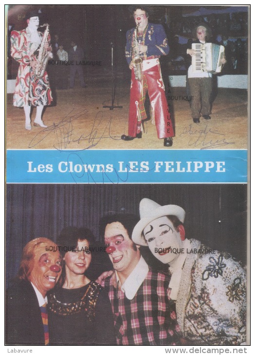 PROGRAMME CIRQUE ZAVATTA-1984-Biscarosse 5/08/84-Nomnreux Autographes Zavatta Et Artistes - Programs