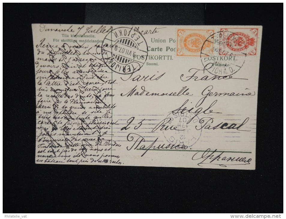 FINLANDE- Cp Voyagée En 1907 - Aff. Plaisant - à Voir - Lot P8006 - Lettres & Documents