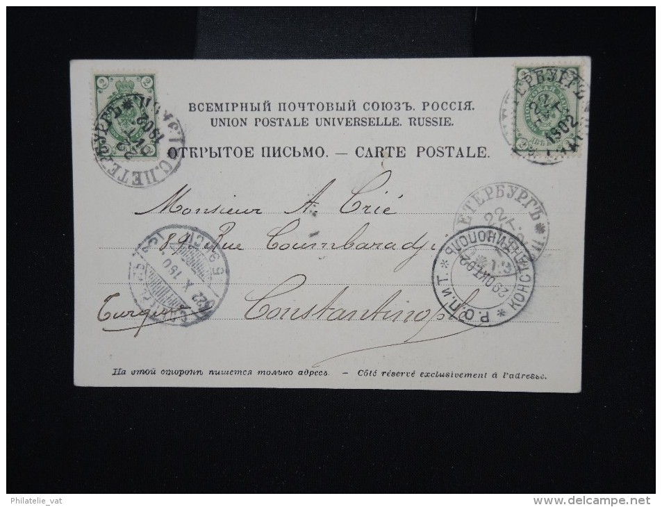 RUSSIE - Cp Voyagée En 1902 Pour La Turquie - Aff. Plaisant - à Voir - Lot P8009 - Storia Postale