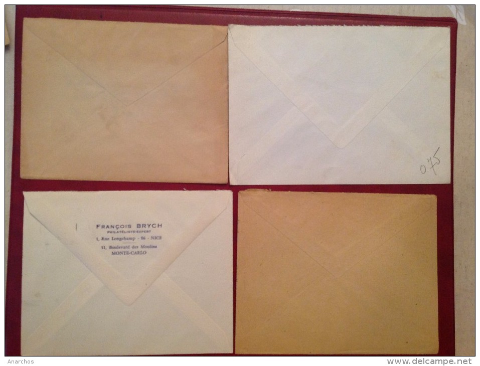 4 Lettres Monaco - Poststempel