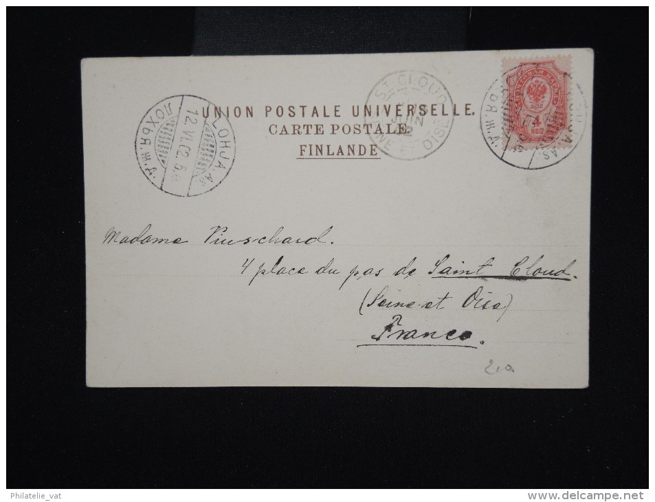 FINLANDE - Cp Voyagée En 1902 Pour Paris - Aff. Plaisant - à Voir - Lot P8014 - Lettres & Documents