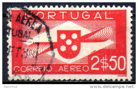 PORTUGAL 1937 Air. Shield And Propeller - 1e.75   - Red  FU - Gebraucht