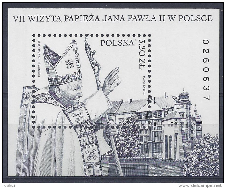 POLOGNE - BLOC JEAN PAUL II - NEUF SANS CHARNIERE - Blokken & Velletjes