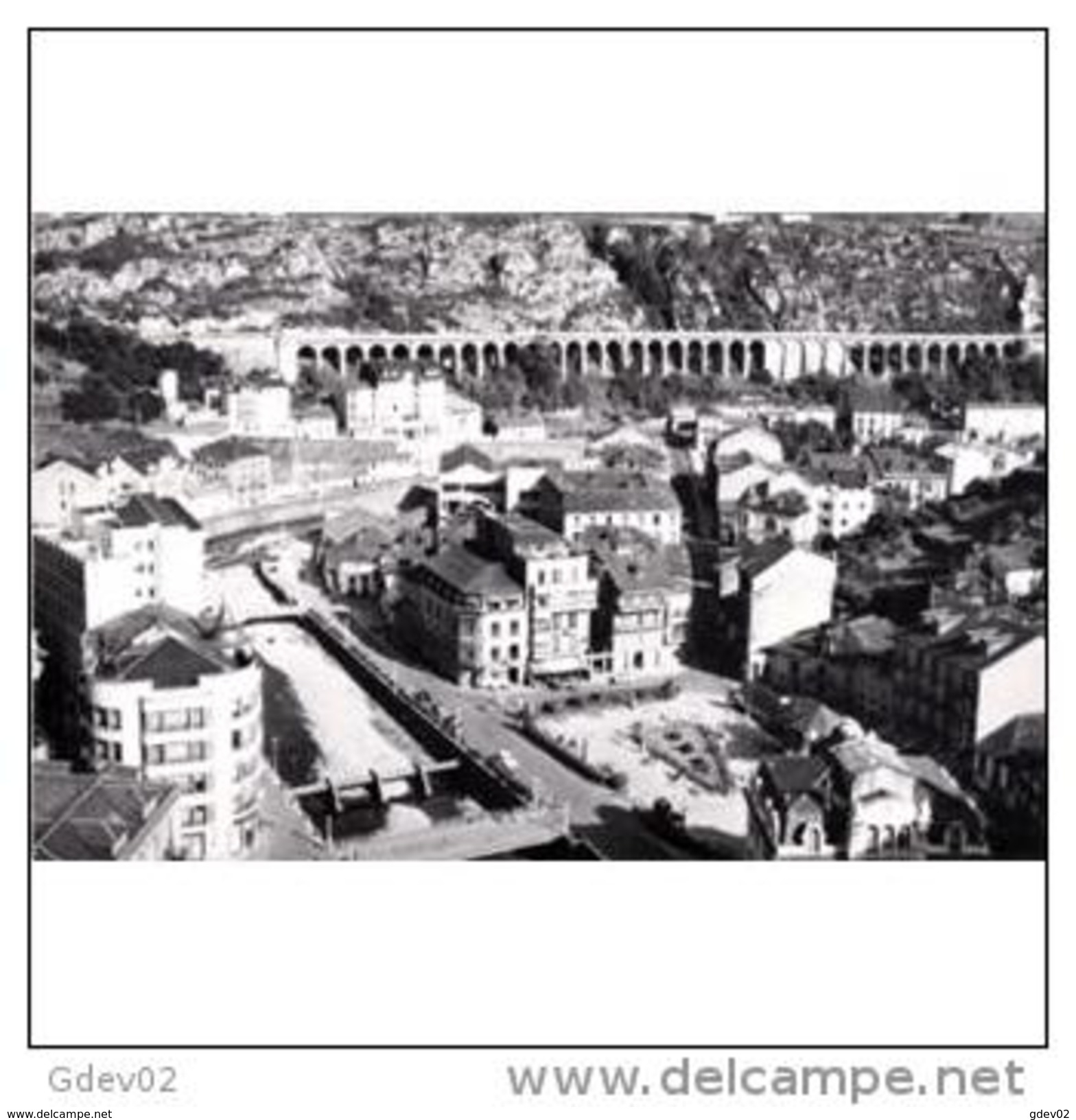 ASTRATP2853-LFTMD5859.Tarjeta Postal DE ASTURIAS.Edificios,casas.el Parque Y Viaducto Romano.PANORAMICA DE LUARCA.FOTO - Asturias (Oviedo)