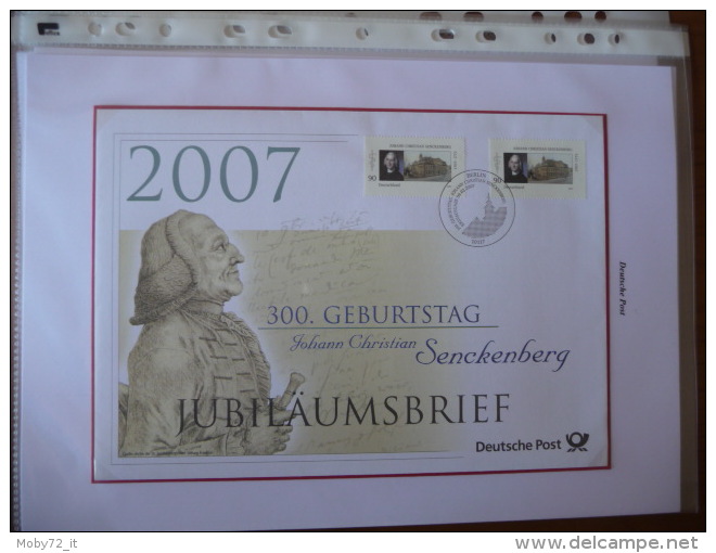 Germania 2007 - Lotto Maxi FDC Complete Di Cartoncini E Fogli Illustrativi (m103) - Collezioni (in Album)