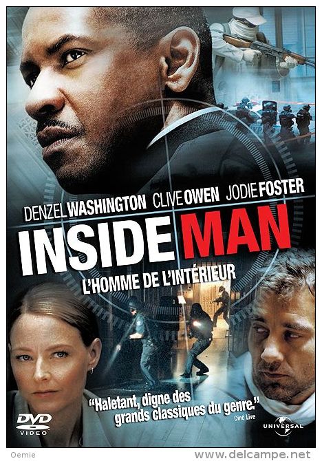 Inside Man °°°° Denzel Washuington , Clive Owen Et Jodie Foster - Policiers