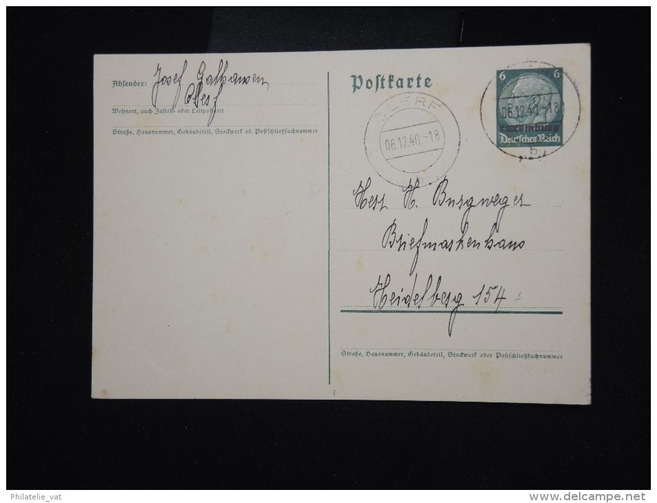 LUXEMBOURG - Entier Postal D 'occupation Allemande En 1940 Voyagé à Voir - Lot P8033 - Ganzsachen