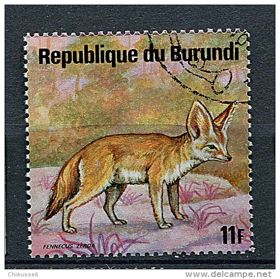 (CL 7 - P25) Burundi Ob N° 665 ( Ref. Michel Au Dos) - Fennec - - Ungebraucht