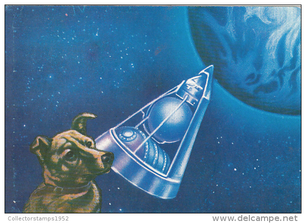 24047- SPACE, COSMOS, LAIKA DOG, SPUTNIK 2 SPACE SHUTTLE - Space