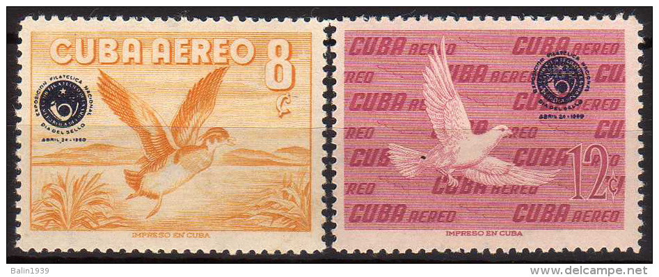 1960 - Cuba - Sc C209-C210 - MNH - 023 - Nuevos