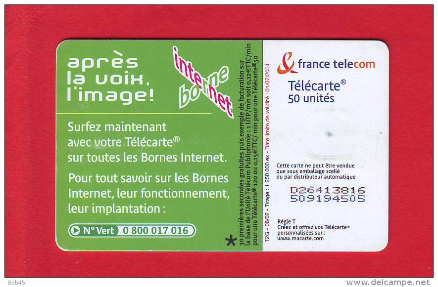 851 - Telecarte Publique Borne Internet Surf (F1223A) - 2002