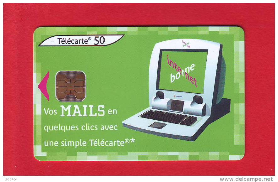 853 - Telecarte Publique Borne Internet Mails (F1224A) - 2002
