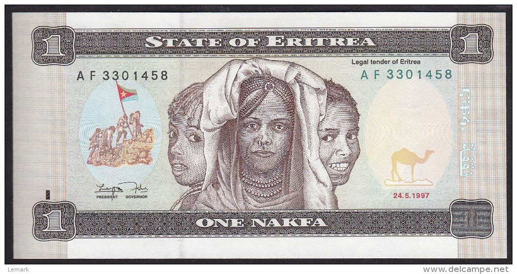 Eritrea 1 Nafka 1997 P1 UNC - Erythrée