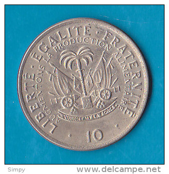 HAITI -  10 Centimes 1975 - Haïti