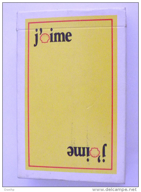 Jeu De 54 Cartes à Jouer  Pub J´AIME SHELL   Carte Joker Publicité - Cartes à Jouer Classiques