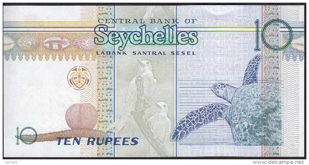 Seychelles 10 Rupees 2013 Pnew UNC - Seychelles