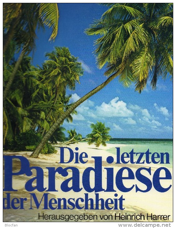 Die Letzten Paradiese Bildband Harrer Antiquarisch 24€ Reise-Information Indianer Berge Tiere Wasser Book Natur Of World - Australië