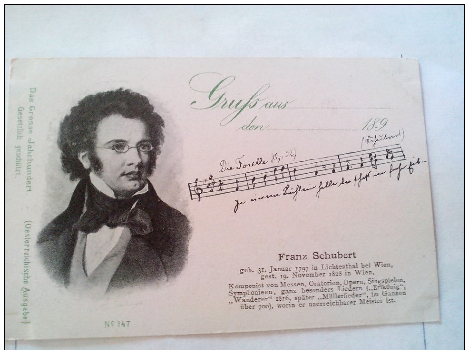 Franz Schubert- Das Grosse Jahrhundert - Singers & Musicians