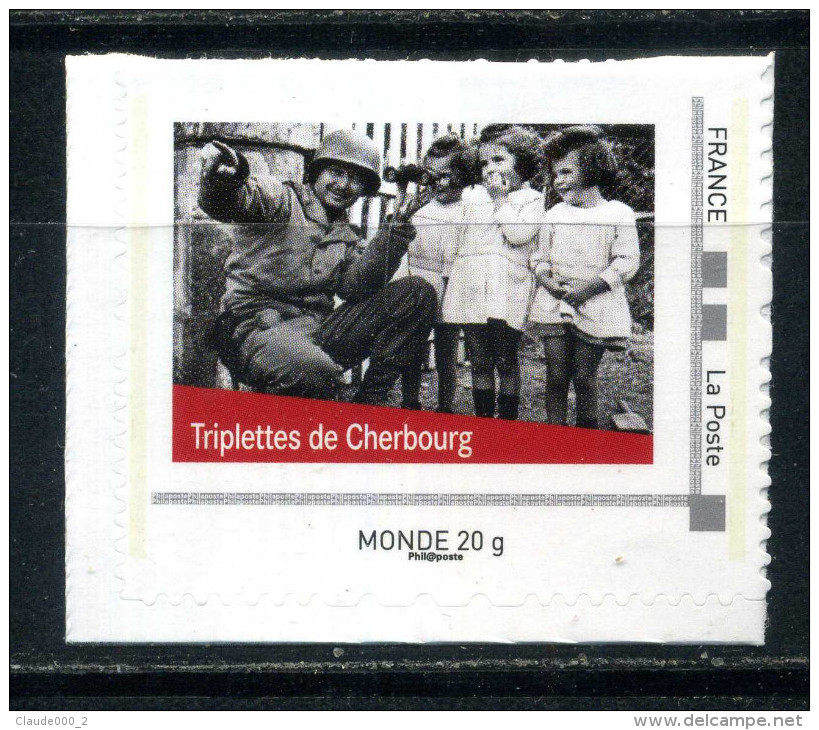 Triplettes De Cherbourg .  Adhésif Neuf ** . Collector " 70eme ANNIVERSAIRE DU DEBARQUEMENT " - Collectors