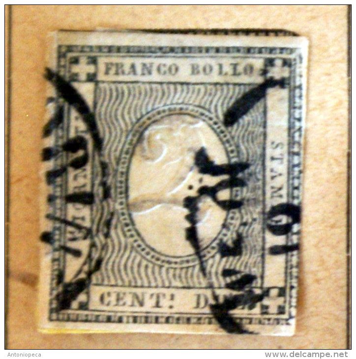 ITALIA 1861-CENT DUE  GRIGIO USATO - Usati