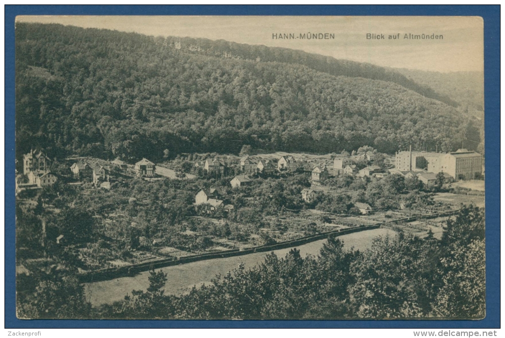 Hann.-Münden Altmünden Fabrik Gelaufen 1916 (AK5) - Hannoversch Muenden